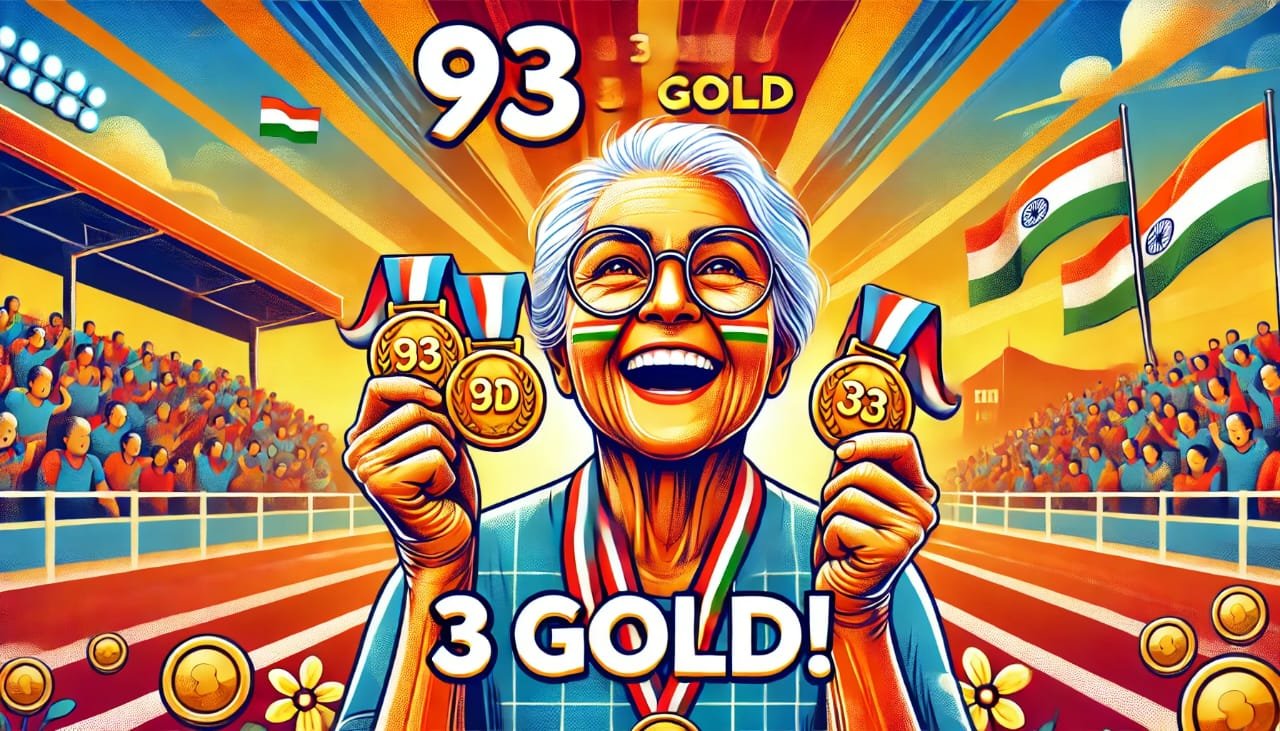 93-Year-Old Grandmother Wins 3 Gold Medals